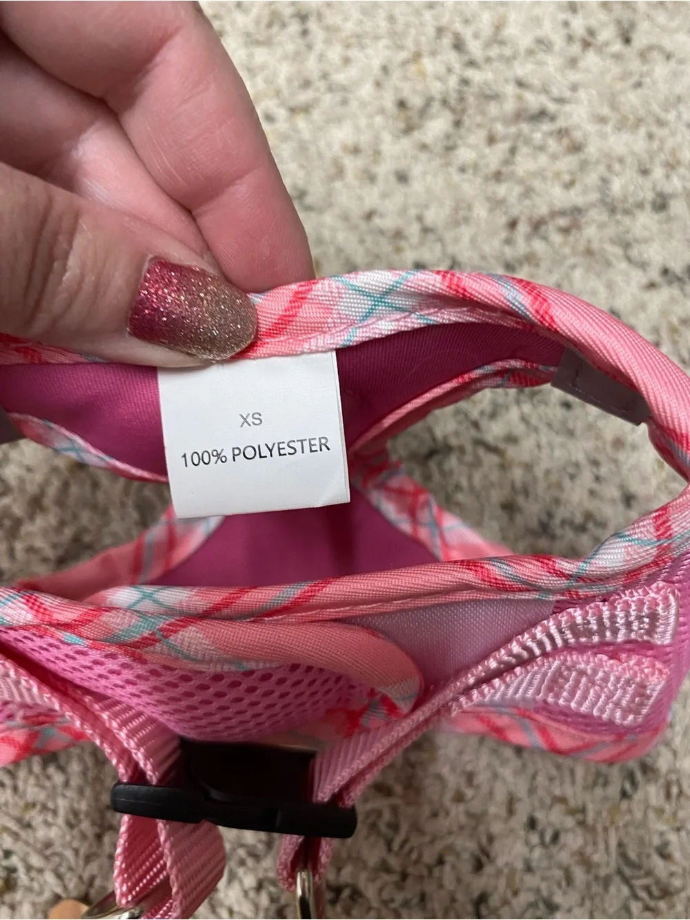BeautyZoo xs dog harness pink no pull soft mesh doggie supplies new with tags